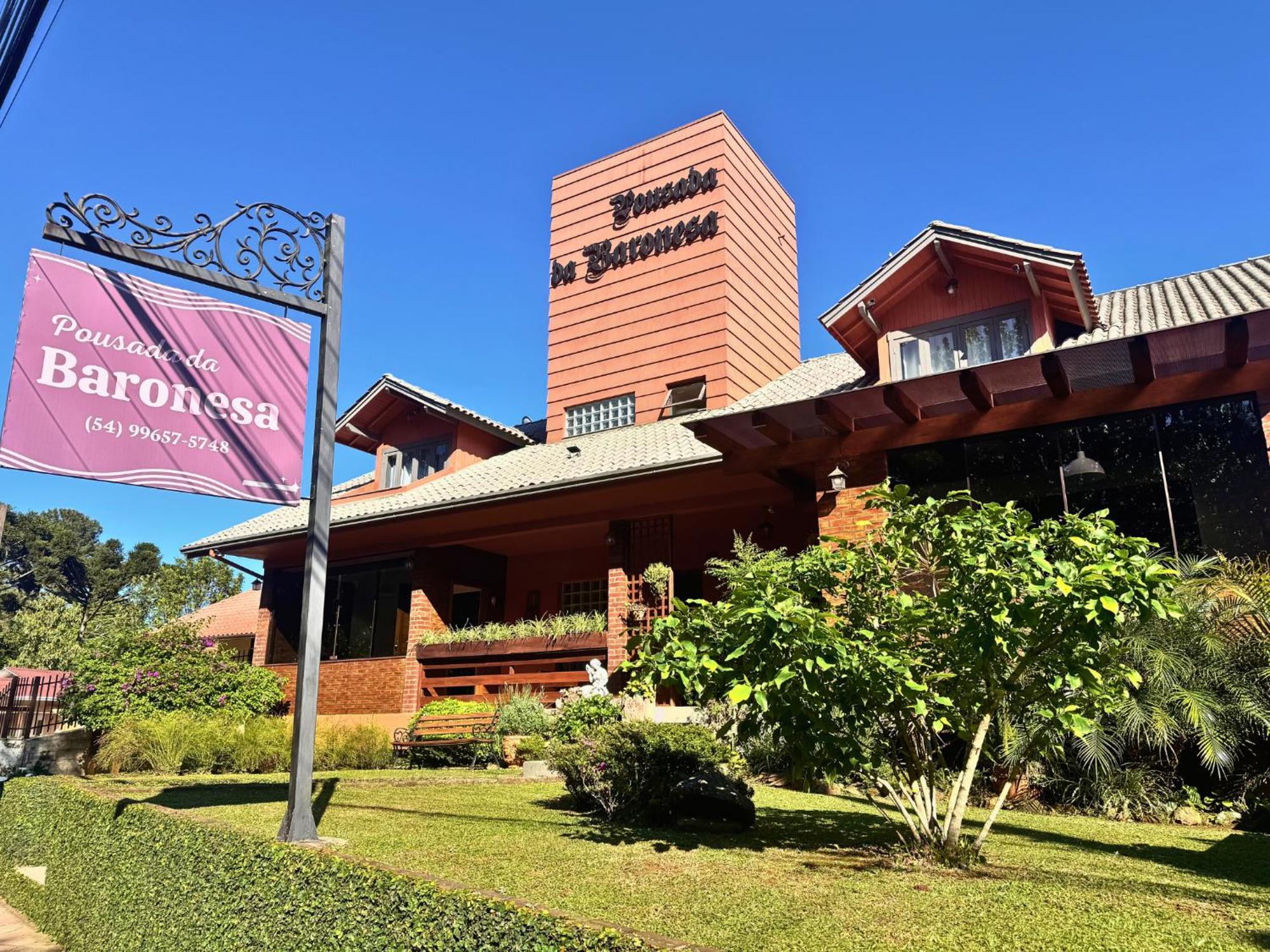 Pousada da Baronesa Nova Petropolis Bagian luar foto